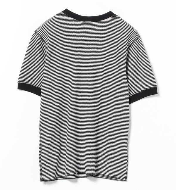 BEAMSBOY「【別注】Healthknit / ワッフル ボーダー Tシャツ」|Tシャツ・カットソー|