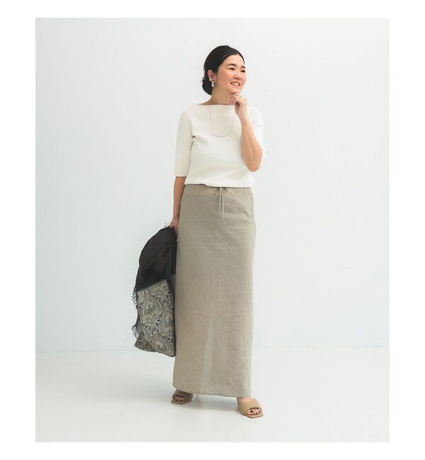 Demi-Luxe BEAMS 「シンプル ボートネックニット .M」|ニット・セーター|