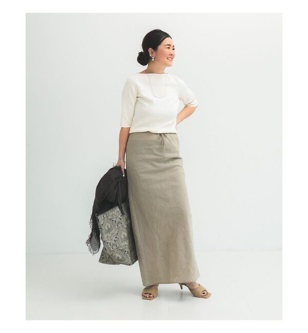 Demi-Luxe BEAMS 「シンプル ボートネックニット .M」|ニット・セーター|