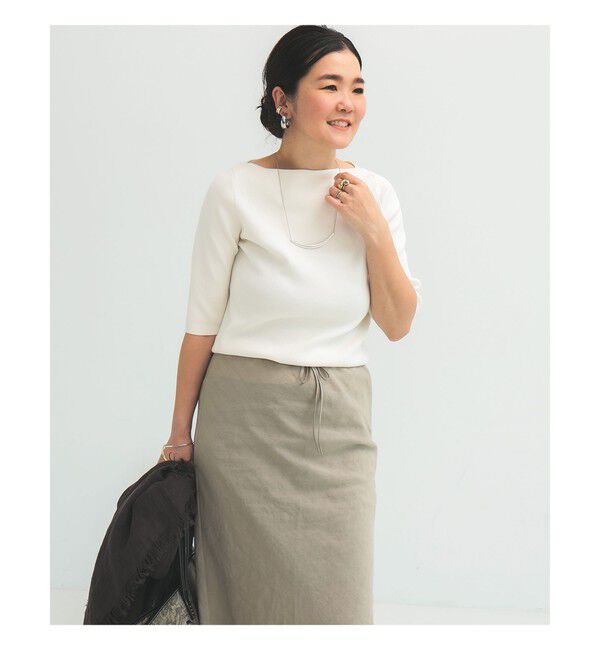 Demi-Luxe BEAMS 「シンプル ボートネックニット .M」|ニット・セーター|