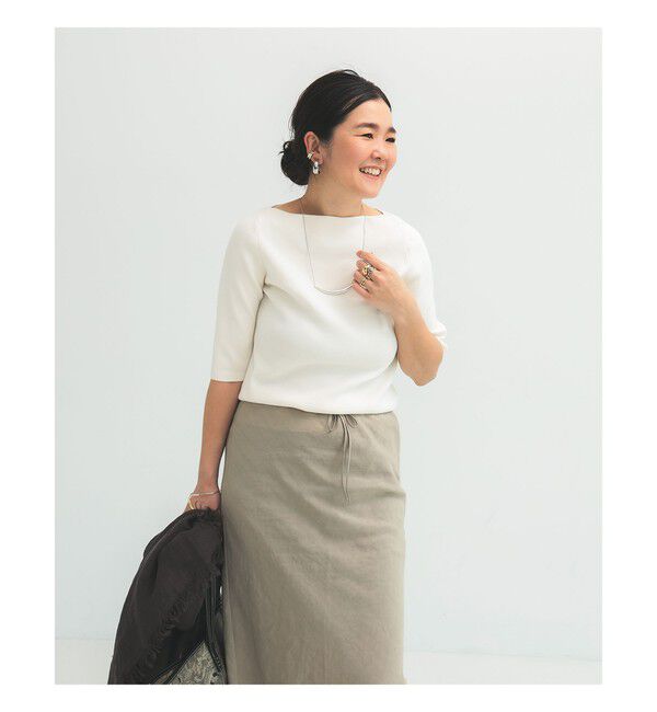 Demi-Luxe BEAMS 「シンプル ボートネックニット .M」|ニット・セーター|