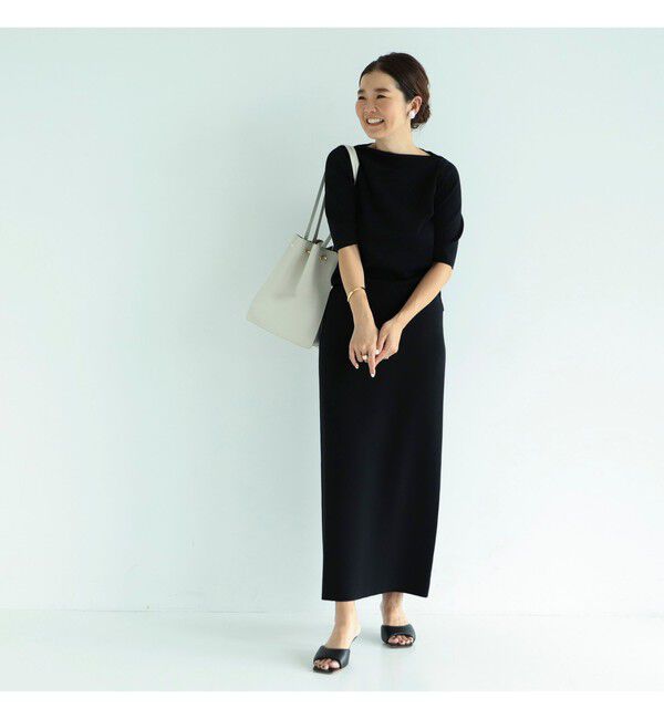 Demi-Luxe BEAMS 「シンプル ボートネックニット .M」|ニット・セーター|