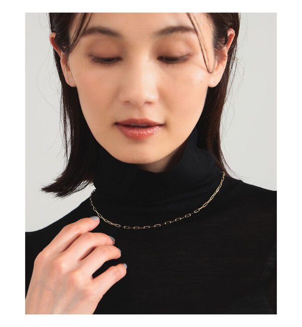 Demi-Luxe BEAMS 「MARIHA / Silent Rain ロングレクタングルチェーン ネックレス 40cm	」|その他|