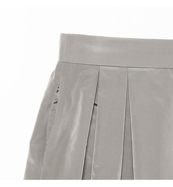 Demi-Luxe BEAMS 「シルバー タックスカート」|スカート|