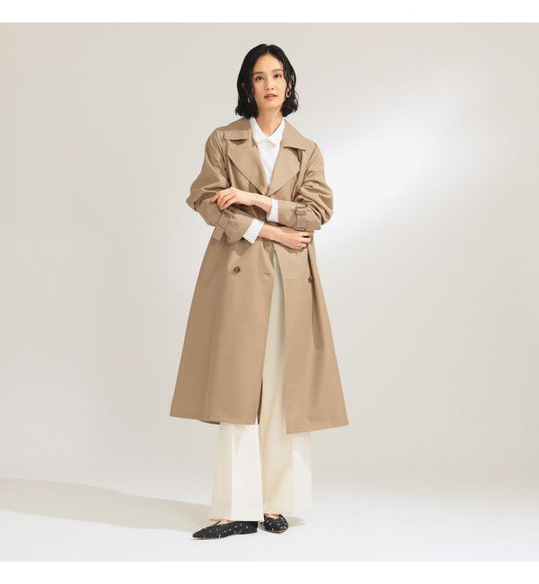 Demi-Luxe BEAMS 「ライト ツイル トレンチコート」|ダッフルコート|