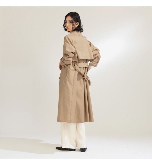 Demi-Luxe BEAMS 「ライト ツイル トレンチコート」|ダッフルコート|