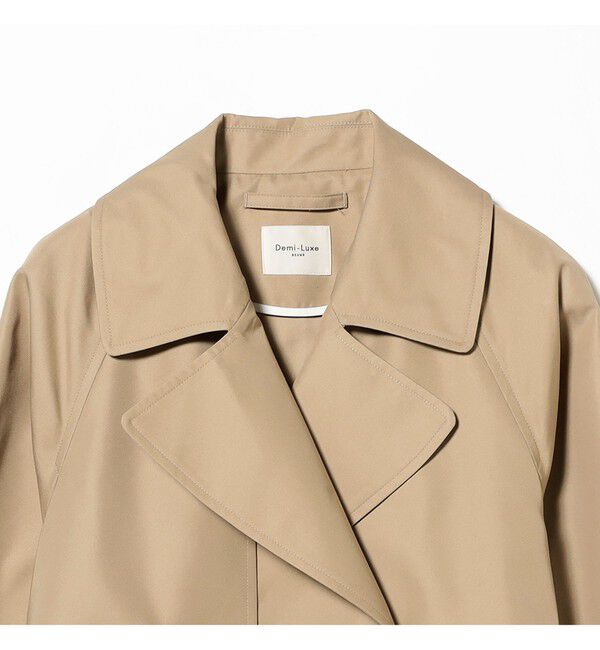 Demi-Luxe BEAMS 「ライト ツイル トレンチコート」|ダッフルコート|