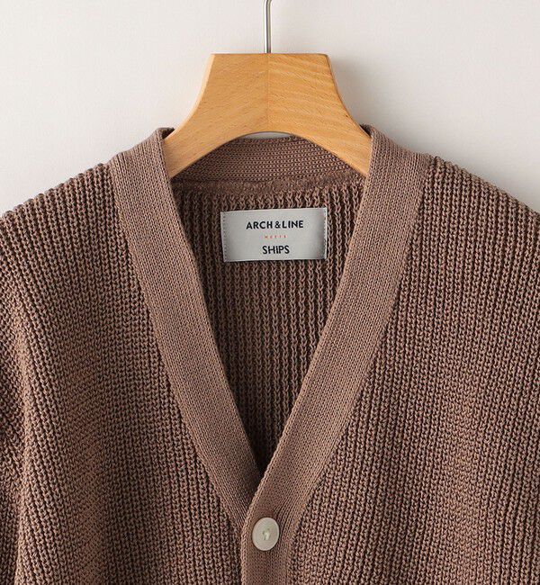 SHIPS KIDS「【SHIPS KIDS別注】ARCH&LINE:110～145cm / ギマ コットン カーディガン」|カーディガン|
