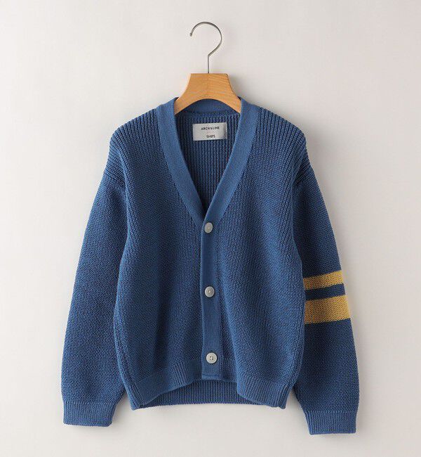 SHIPS KIDS「【SHIPS KIDS別注】ARCH&LINE:110～145cm / ギマ コットン カーディガン」|カーディガン|