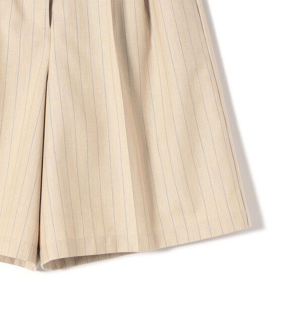 SHIPS for women「〈手洗い可能〉先染め ストライプ タック ショーツ◇」|その他|