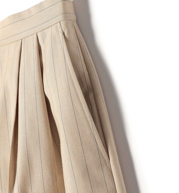 SHIPS for women「〈手洗い可能〉先染め ストライプ タック ショーツ◇」|その他|