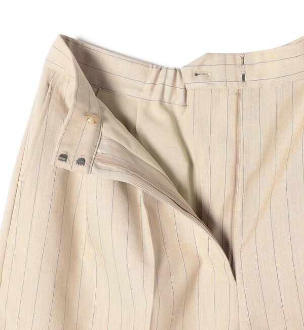 SHIPS for women「〈手洗い可能〉先染め ストライプ タック ショーツ◇」|その他|