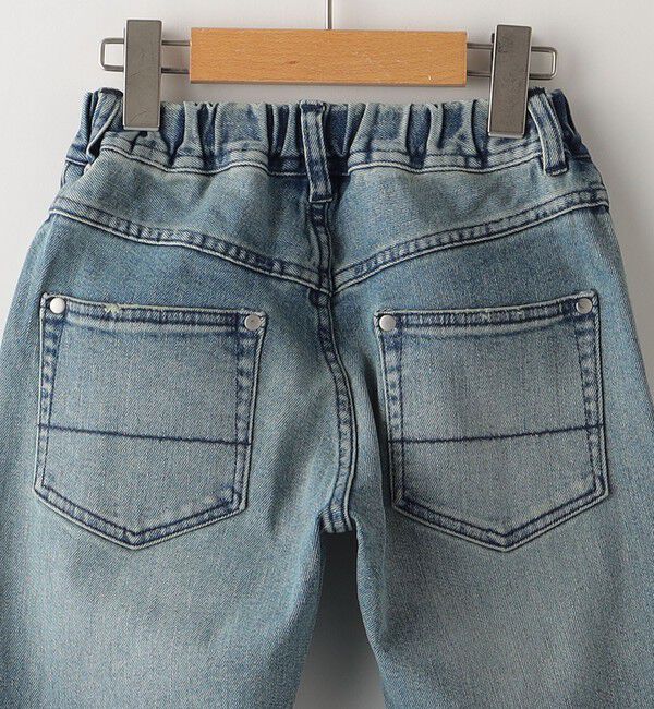 SHIPS KIDS「ARCH&LINE:110～145cm / デニム バナナ パンツ」|デニム|