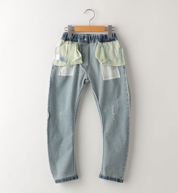 SHIPS KIDS「ARCH&LINE:110～145cm / デニム バナナ パンツ」|デニム|