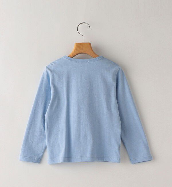 SHIPS KIDS「SHIPS KIDS:100～130cm / ツイン バード フェイクファー 長袖 TEE」|Tシャツ・カットソー|