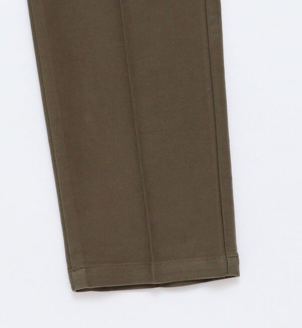 SHIPS「BATEAUX DE SHIPS:  〈セットアップ対応〉モールスキン スリムテーパード トラウザーズ」|チノ|