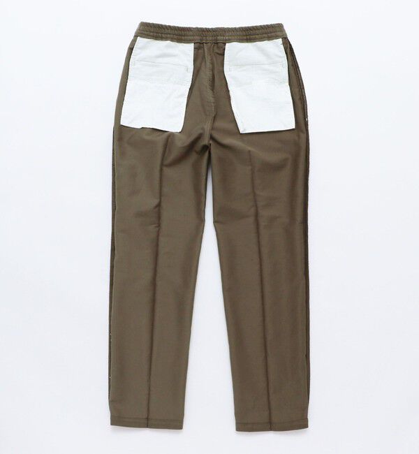 SHIPS「BATEAUX DE SHIPS:  〈セットアップ対応〉モールスキン スリムテーパード トラウザーズ」|チノ|