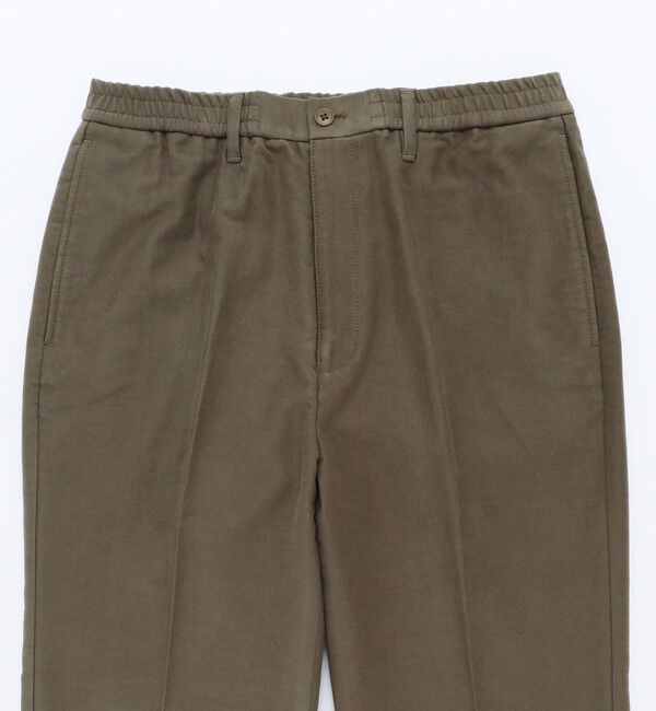 SHIPS「BATEAUX DE SHIPS:  〈セットアップ対応〉モールスキン スリムテーパード トラウザーズ」|チノ|