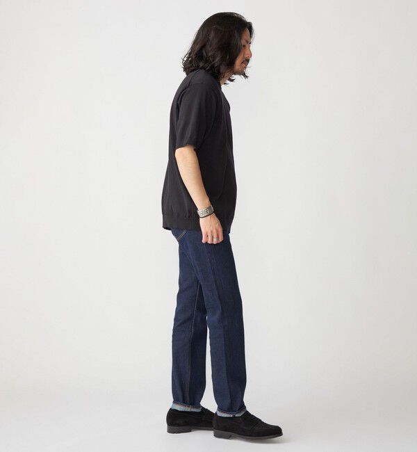 SHIPS「SHIPS: オイカワデニム 5ポケット テーパード デニムパンツ24SS 〈インディゴ〉」|チノ|