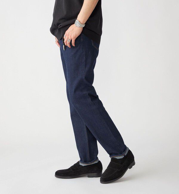 SHIPS「SHIPS: オイカワデニム 5ポケット テーパード デニムパンツ24SS 〈インディゴ〉」|チノ|