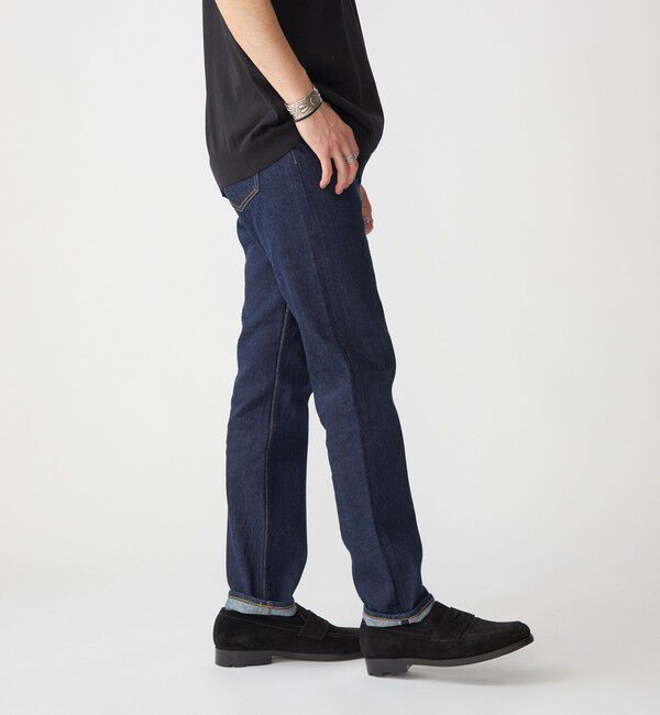 SHIPS「SHIPS: オイカワデニム 5ポケット テーパード デニムパンツ24SS 〈インディゴ〉」|チノ|