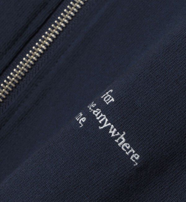 SHIPS any「SHIPS any: COTTON USA ワンポイント ロゴ ハーフジップ Tシャツ◇」|Tシャツ・カットソー|