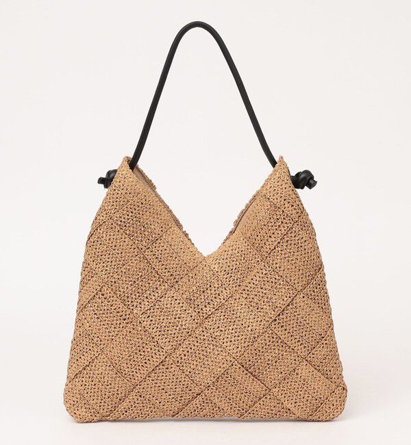 quaranciel「《一部追加予約》quaranciel: ワンハンドル Vカット メッシュ バッグ（A4対応）」|トートバッグ|