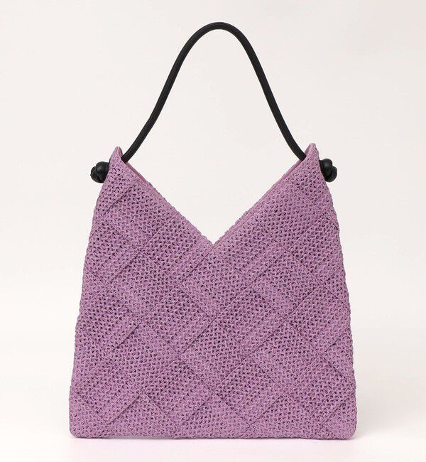 quaranciel「《一部追加予約》quaranciel: ワンハンドル Vカット メッシュ バッグ（A4対応）」|トートバッグ|