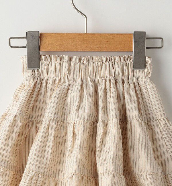 SHIPS KIDS「SHIPS KIDS:80～90cm / ブルマ付き ティアード スカート」|スカート|