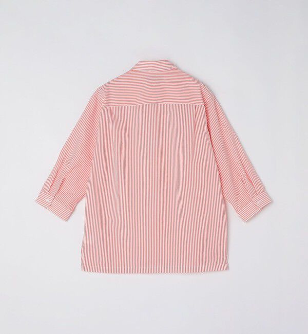 SHIPS Colors 「SHIPS Colors:〈洗濯機可能〉シアーサッカー スキッパー 7分袖 シャツ」|シャツ・ブラウス|