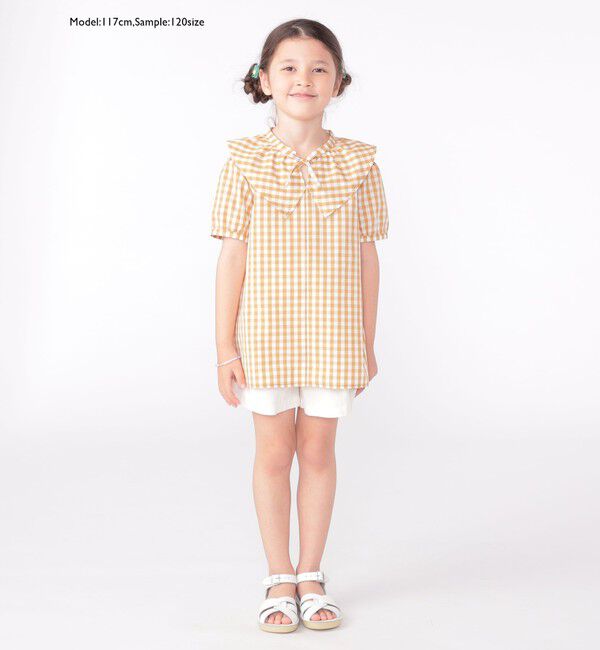 SHIPS KIDS「SHIPS KIDS:100～130cm / タック ショート パンツ」|その他|