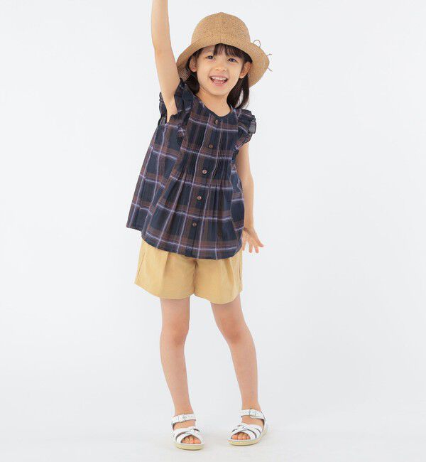 SHIPS KIDS「SHIPS KIDS:100～130cm / タック ショート パンツ」|その他|