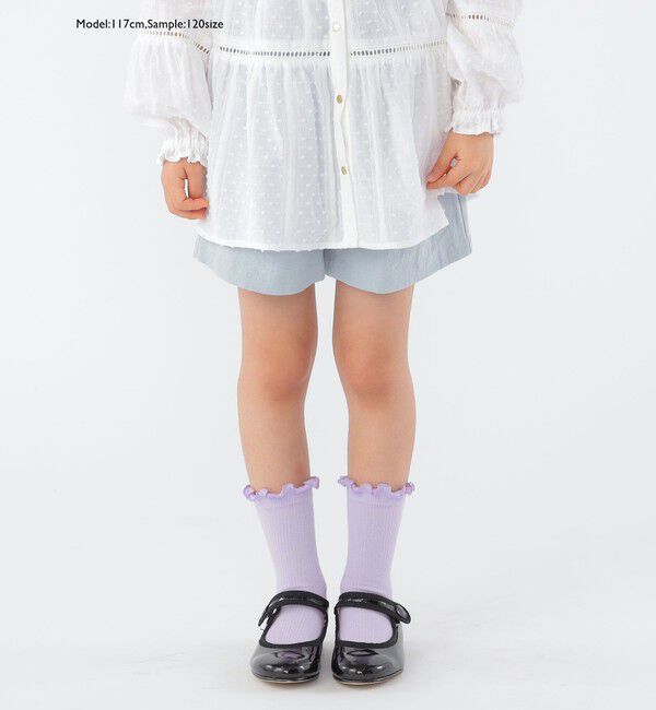 SHIPS KIDS「SHIPS KIDS:100～130cm / タック ショート パンツ」|その他|