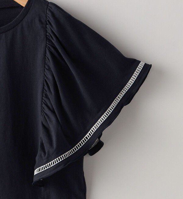 SHIPS KIDS「SHIPS KIDS:140～150cm / はしご レース 半袖 TEE」|Tシャツ・カットソー|