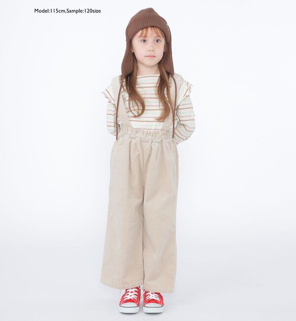 SHIPS KIDS「SHIPS KIDS:100～130cm / オーガニック コットン フリル プルオーバー」|Tシャツ・カットソー|