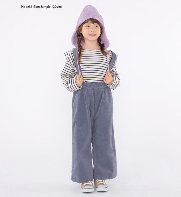 SHIPS KIDS「SHIPS KIDS:100～130cm / オーガニック コットン フリル プルオーバー」|Tシャツ・カットソー|