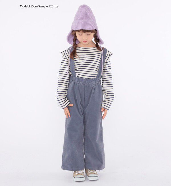 SHIPS KIDS「SHIPS KIDS:100～130cm / オーガニック コットン フリル プルオーバー」|Tシャツ・カットソー|