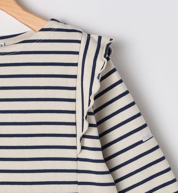 SHIPS KIDS「SHIPS KIDS:100～130cm / オーガニック コットン フリル プルオーバー」|Tシャツ・カットソー|