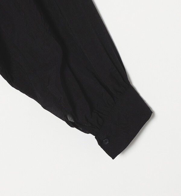 quaranciel「quaranciel:〈洗濯機可能〉シアー ボリュームスリーブ ヨーク ギャザー シャツ ブラウス」|シャツ・ブラウス|