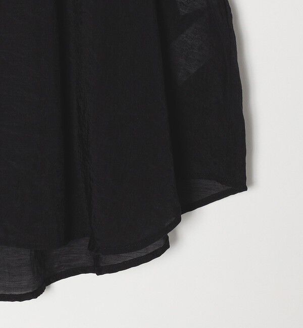 quaranciel「quaranciel:〈洗濯機可能〉シアー ボリュームスリーブ ヨーク ギャザー シャツ ブラウス」|シャツ・ブラウス|