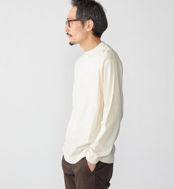 SHIPS「SHIPS: コットンウール モックネック ロングスリーブ Tシャツ」|Tシャツ・カットソー|