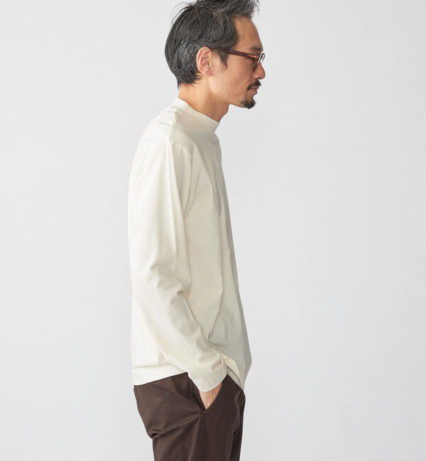 SHIPS「SHIPS: コットンウール モックネック ロングスリーブ Tシャツ」|Tシャツ・カットソー|