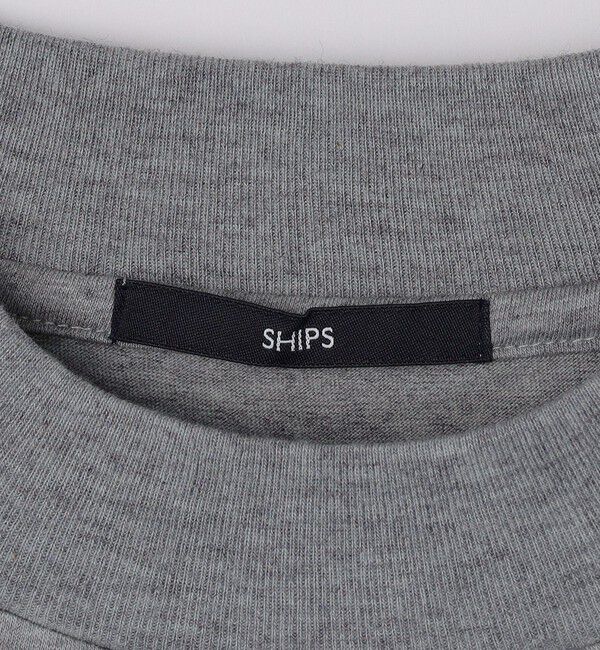 SHIPS「SHIPS: コットンウール モックネック ロングスリーブ Tシャツ」|Tシャツ・カットソー|