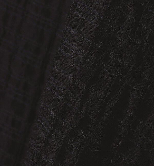 quaranciel「quaranciel :〈洗濯機可能〉シアー バンピー レギュラーカラー パフ シャツ ブラウス」|シャツ・ブラウス|