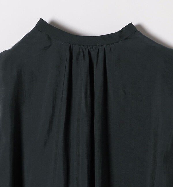 quaranciel「quaranciel:〈洗濯機可能〉シアー ハイネック ノースリーブ ギャザー ブラウス」|シャツ・ブラウス|