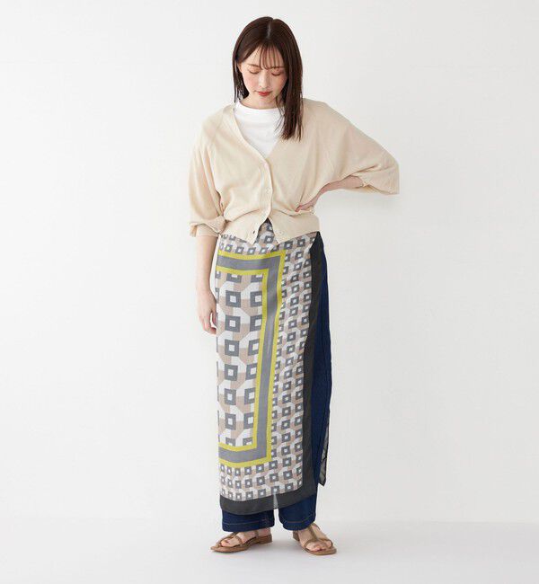 SHIPS Colors 「SHIPS Colors:〈手洗い可能〉レーヨンナイロン ドルマン カーディガン」|カーディガン|