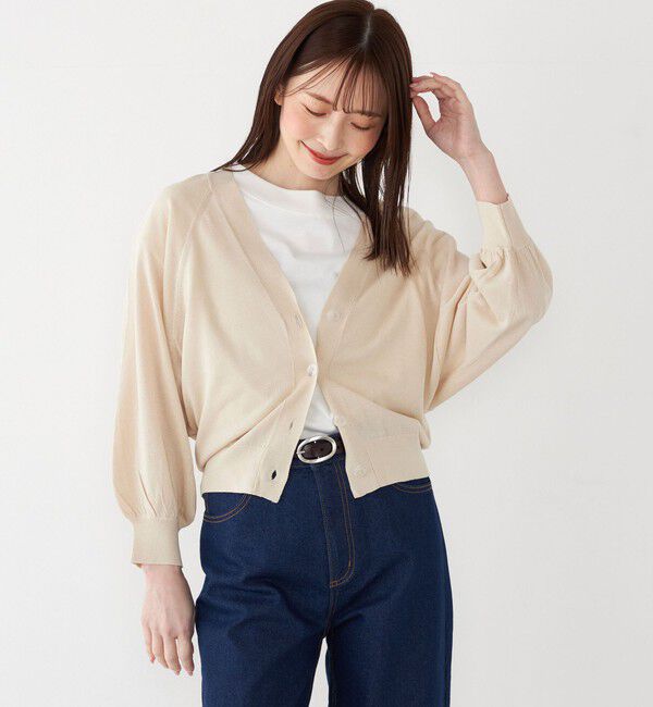 SHIPS Colors 「SHIPS Colors:〈手洗い可能〉レーヨンナイロン ドルマン カーディガン」|カーディガン|