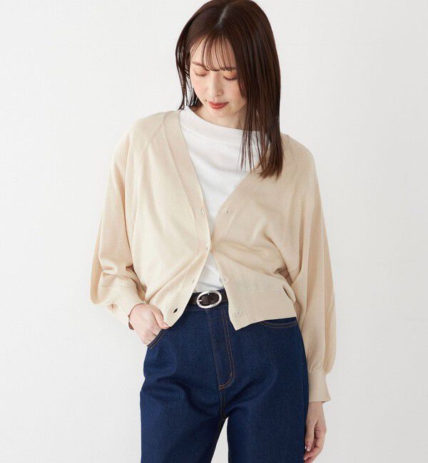 SHIPS Colors 「SHIPS Colors:〈手洗い可能〉レーヨンナイロン ドルマン カーディガン」|カーディガン|