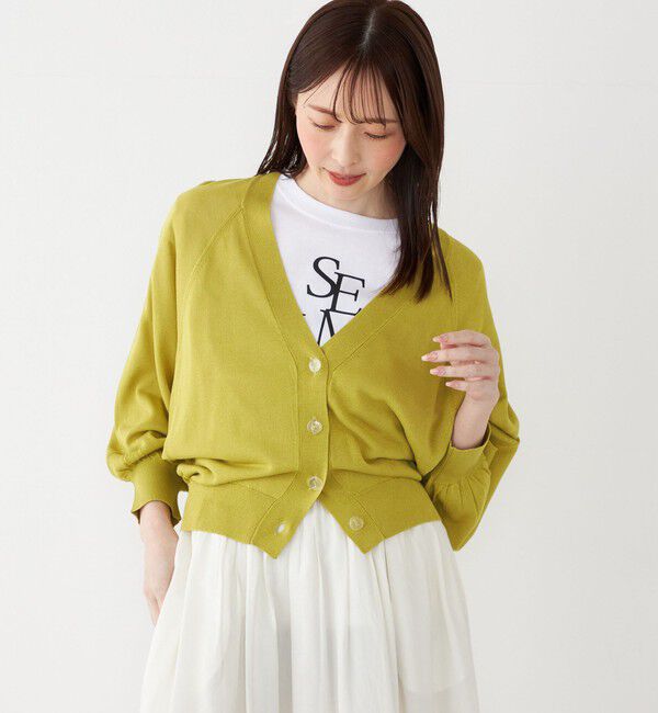 SHIPS Colors 「SHIPS Colors:〈手洗い可能〉レーヨンナイロン ドルマン カーディガン」|カーディガン|