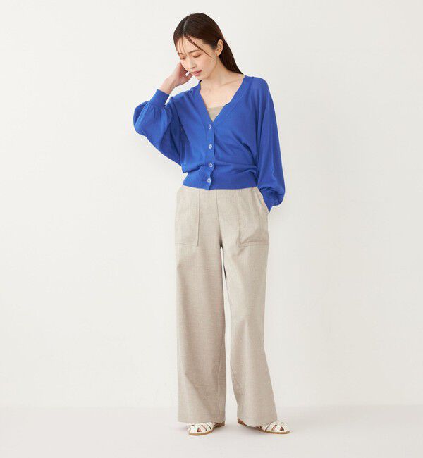 SHIPS Colors 「SHIPS Colors:〈手洗い可能〉レーヨンナイロン ドルマン カーディガン」|カーディガン|